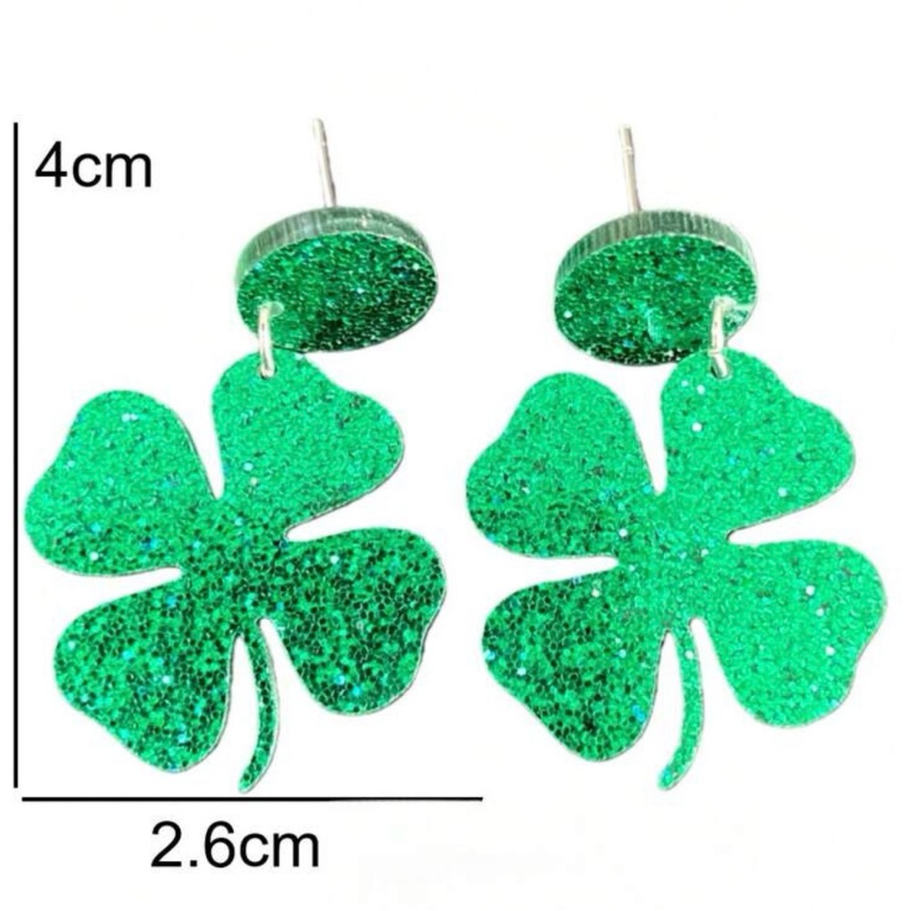 “Buy Now” price for one pair of St Patrick’s Day earrings Your choice - Picture 5 of 5